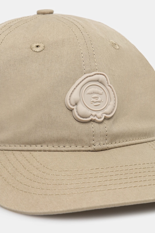 AAPE czapka z daszkiem Main AAPCPM5318XXO beżowy AW25
