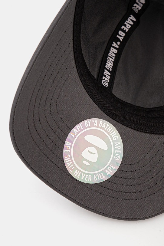 AAPE czapka z daszkiem Main szary AAPCPM5318XXO