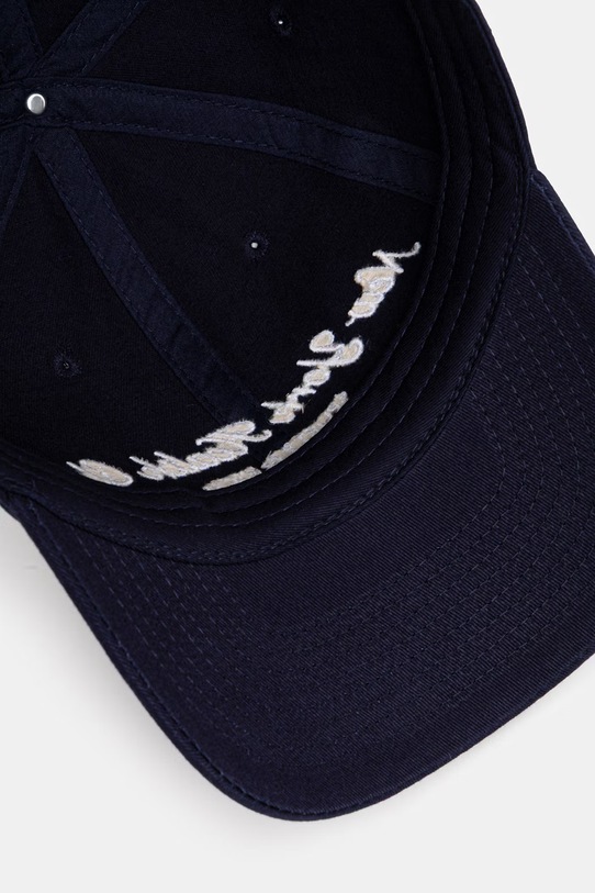 Sporty & Rich czapka z daszkiem bawełniana NY Health Club granatowy AC07966043BL106
