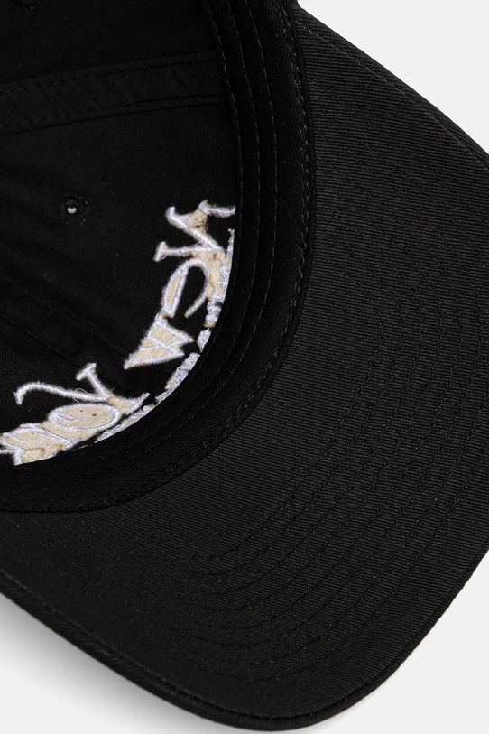 Sporty & Rich czapka z daszkiem bawełniana NY 94 czarny AC07967034BA02