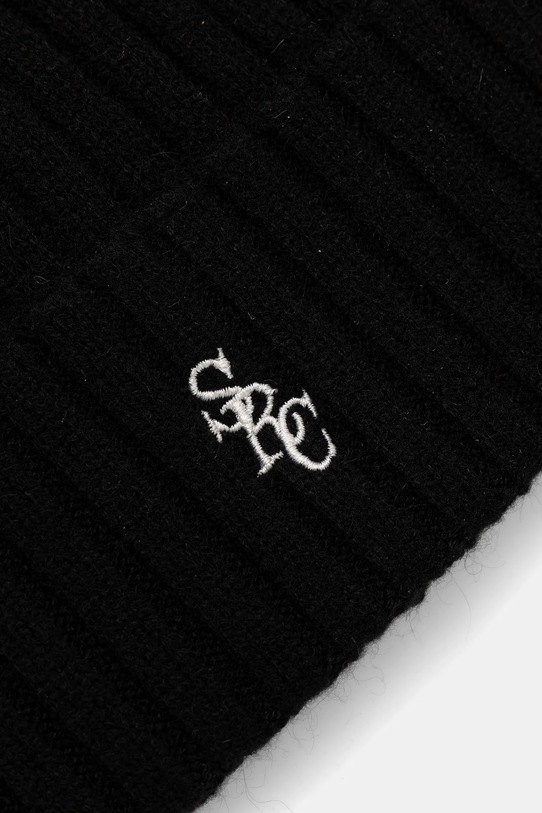 Akcesoria Sporty & Rich czapka wełniana SRC Cashmere AC06667302BA01 czarny
