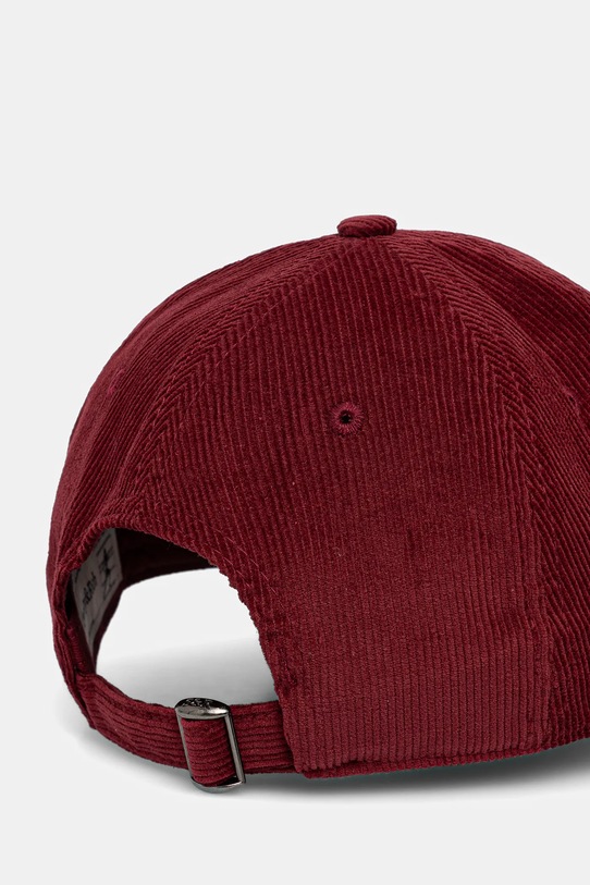 Akcesoria Sporty & Rich czapka z daszkiem sztruksowa Soho Corduroy AC08162083RE10 bordowy