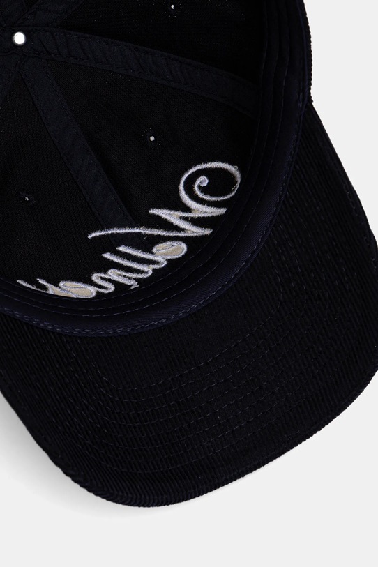 Sporty & Rich czapka z daszkiem sztruksowa Soho Corduroy granatowy AC08162083BL106