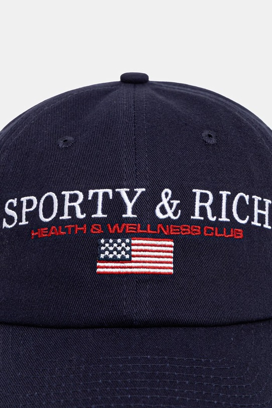 Sporty & Rich czapka z daszkiem bawełniana S&R Nautical AC07963178BL106 granatowy AW25