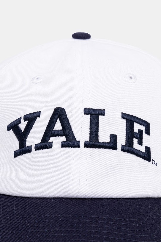 Sporty & Rich czapka z daszkiem bawełniana Yale Classic AC079611678WH50 biały AW25