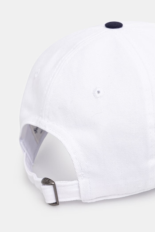Akcesoria Sporty & Rich czapka z daszkiem bawełniana Yale Classic AC079611678WH50 biały