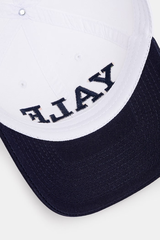 Sporty & Rich czapka z daszkiem bawełniana Yale Classic biały AC079611678WH50