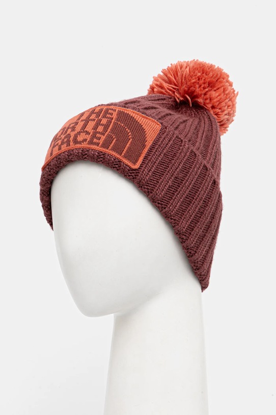 Akcesoria The North Face czapka HERITAGE NF0A7WJODI81 czerwony