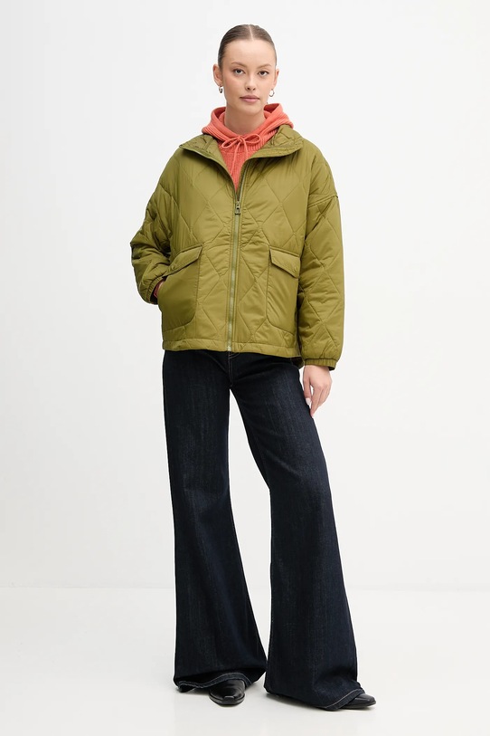 Kapuce United Colors of Benetton 6SCQDU01T oranžová AW25