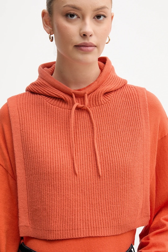 Капюшон United Colors of Benetton оранжевый 6SCQDU01T