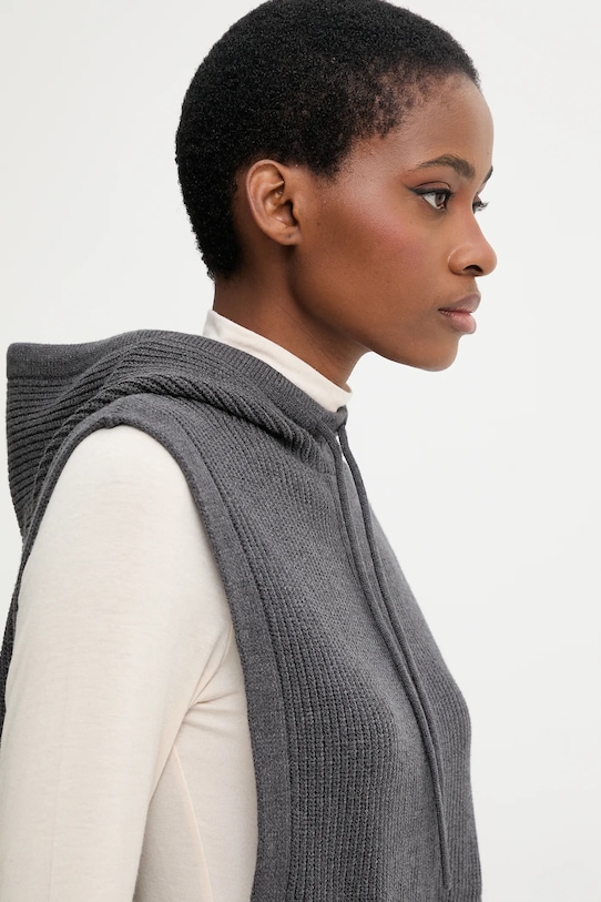 United Colors of Benetton hanorac gri 6SCQDU01T