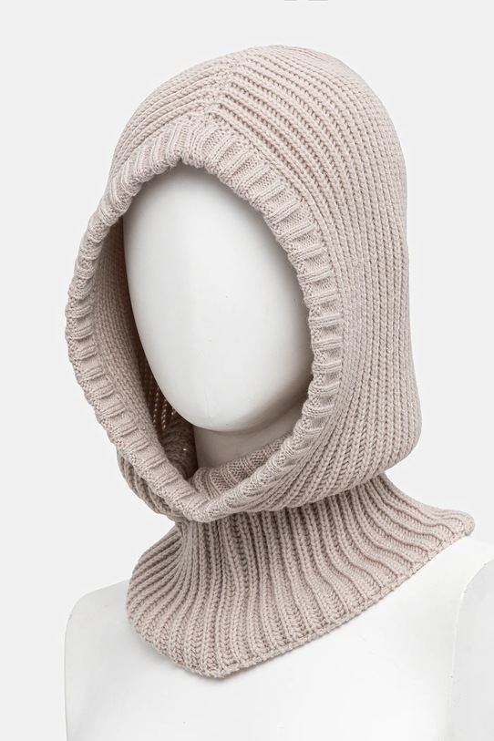 Newland kominiarka z dodatkiem wełny BALACLAVA CAP N46478.34 beżowy AW25