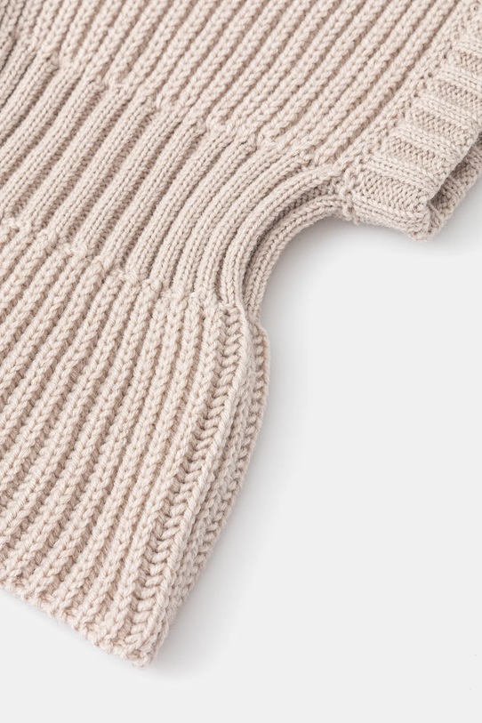 Akcesoria Newland kominiarka z dodatkiem wełny BALACLAVA CAP N46478.34 beżowy