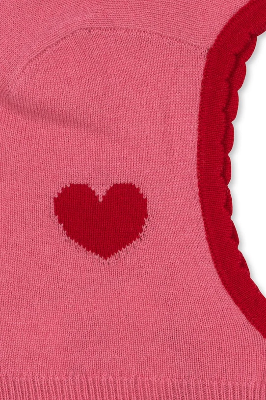 Konges Sløjd kominiarka COLLETTE BALACLAVA KS103459.9BYA różowy AW25