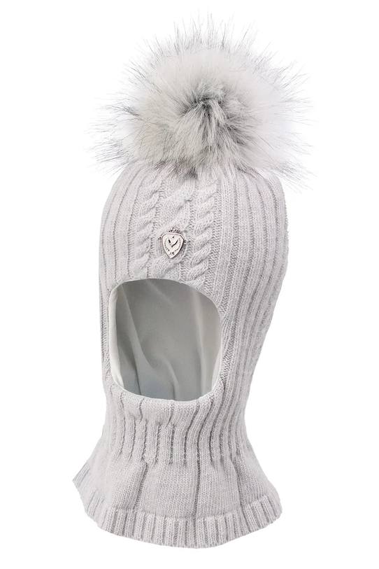 Jamiks cagulă pentru copii cu lână ESTERE II uni gri ESTERE.II.Na.g.JZI071.G