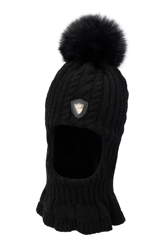 Jamiks cagulă pentru copii cu lână ESTERE II uni negru ESTERE.II.Na.g.JZI071.G