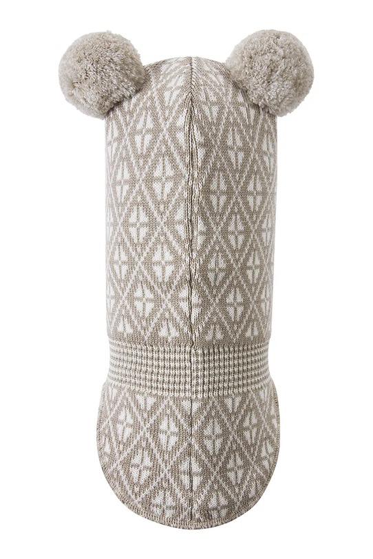 Детска вълнена балаклава Reima Kuuraan 5300214B.9BYA бежов AW25