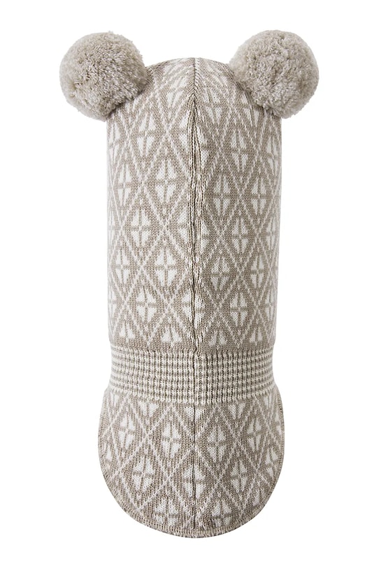 Детска вълнена балаклава Reima Kuuraan 5300214B.9BYA бежов AW25