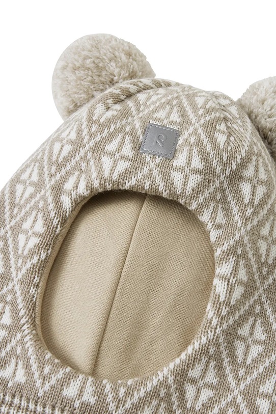 Момче Детска вълнена балаклава Reima Kuuraan 5300214B.9BYA бежов