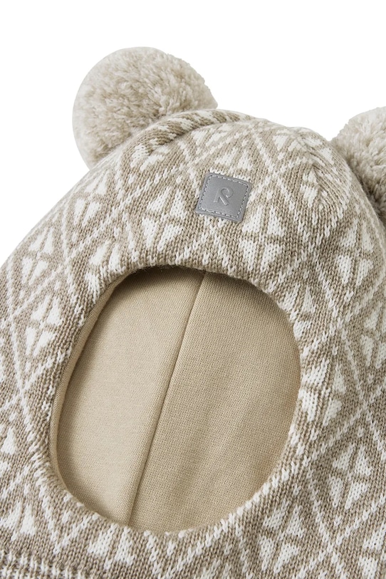 Момче Детска вълнена балаклава Reima Kuuraan 5300214B.9BYA бежов