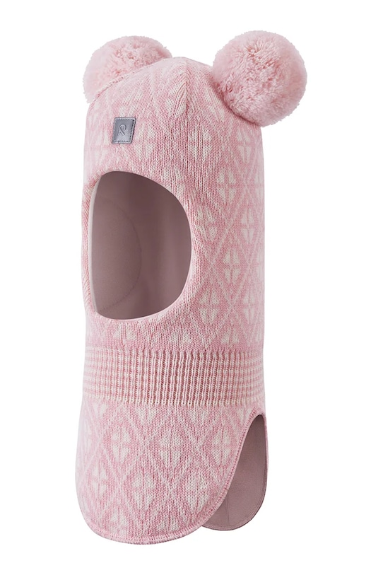 Reima kominiarka wełniana dziecięca Kuuraan wełna różowy 5300214B.9BYA