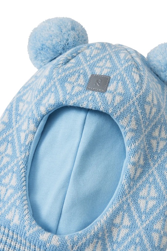 Chłopiec Reima kominiarka wełniana dziecięca Kuuraan 5300214B.9BYA niebieski