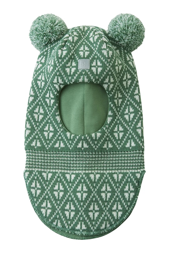 Дитяча вовняна балаклава Reima Kuuraan 5300214B.9BYA зелений