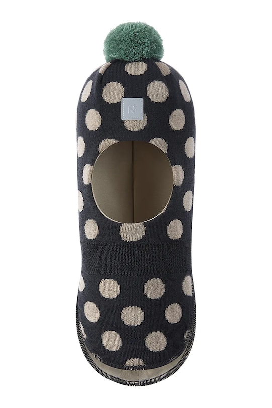 Băieți Reima cagulă pentru copii cu lână Polkka 5300314A.9BYA negru