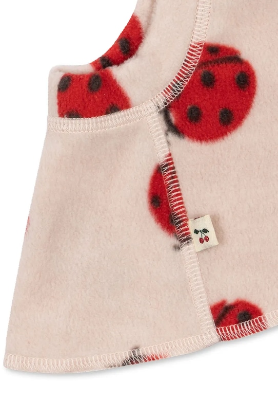 Chłopiec Konges Sløjd kominiarka TAVI FLEECE BALACLAVA GRS KS103540.9BYA beżowy