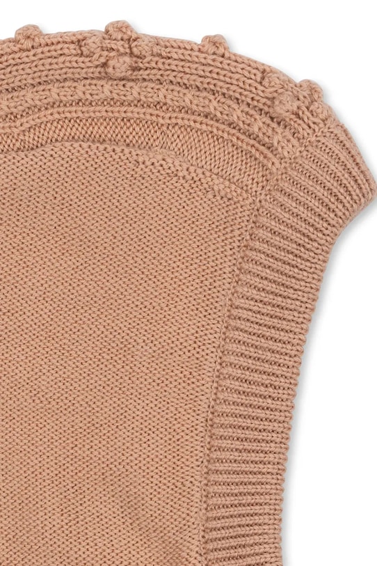 Konges Sløjd fular circular din lână pentru copii CABBY BALACLAVA KS103450.9BYA portocaliu AW25