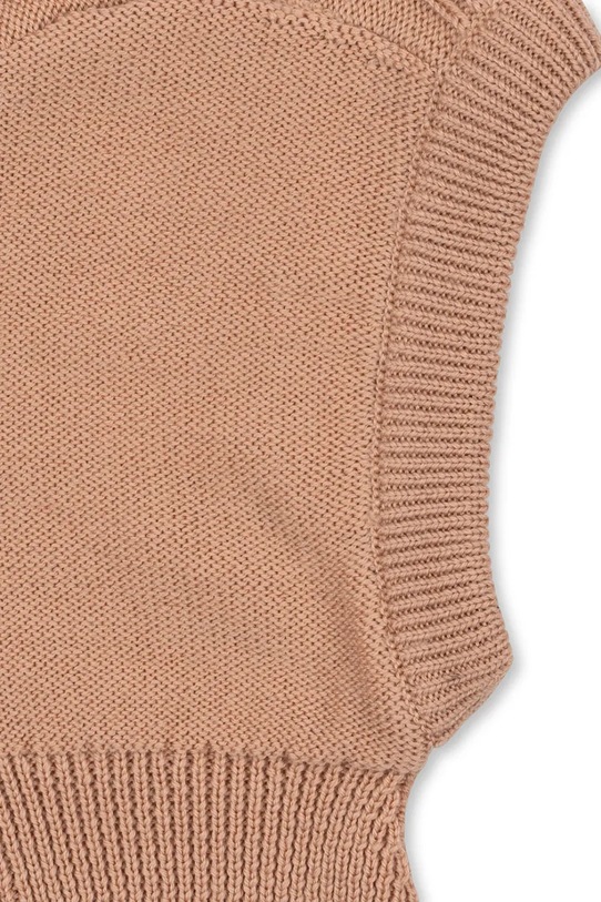 Băieți Konges Sløjd fular circular din lână pentru copii CABBY BALACLAVA KS103450.9BYA portocaliu