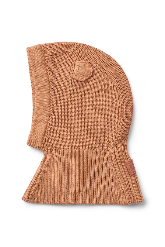 Liewood kominiarka bawełniana Hanibal Balaclava bawełna pomarańczowy LW20101.9BYA