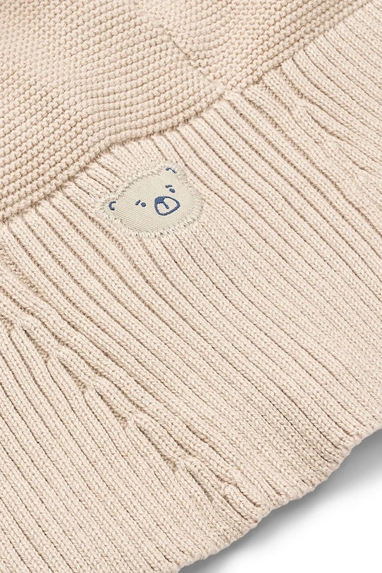 Βαμβακερή μπαλακλάβα Liewood Vima Balaclava LW20206.9BYA μπεζ AW25