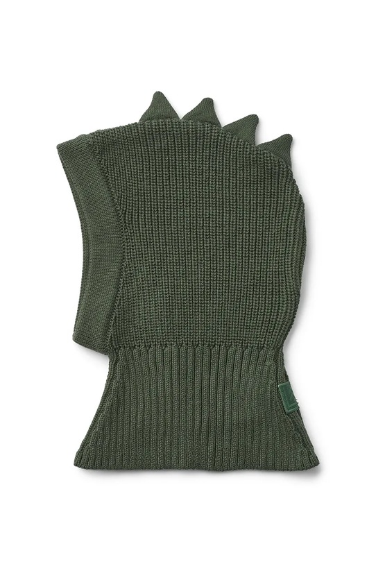 Liewood kominiarka bawełniana Hanibal Dino Balaclava LW20382.9BYA zielony AW25