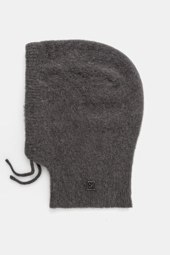 Σκούφος με προσθήκη μαλλιού Calvin Klein γκρί LV04D8068G