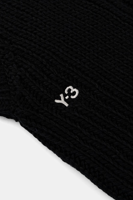 Y-3 kominiarka Knit Hood JX8310 czarny AW25