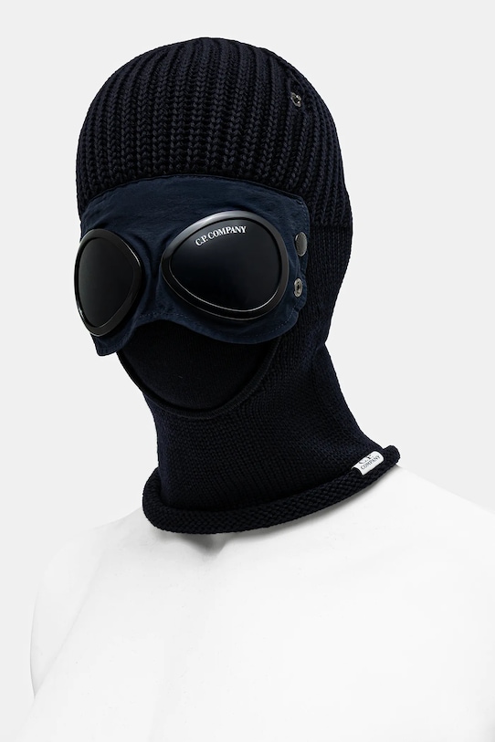 Vlněná kukla C.P. Company RFCMAC740A005509A námořnická modř AW25
