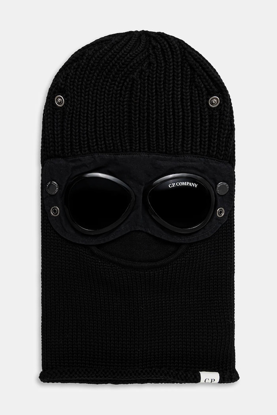 C.P. Company wool balaclava black RFCMAC740A005509A