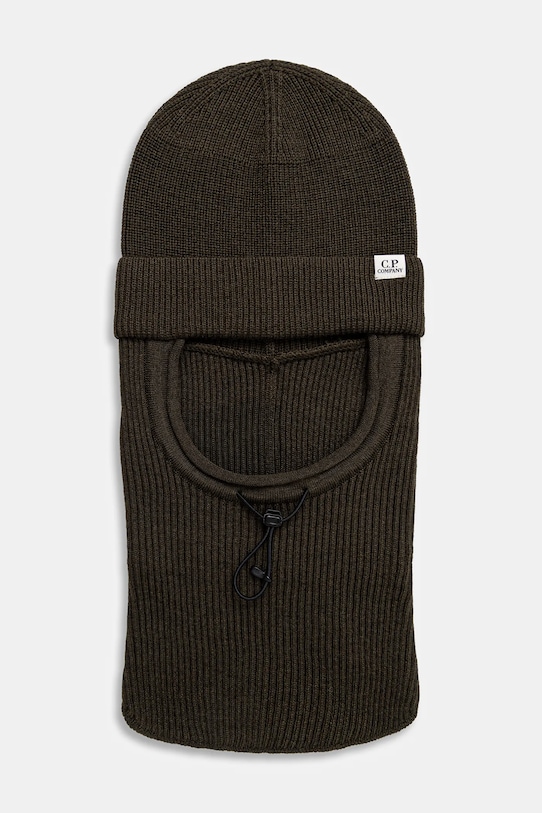 C.P. Company kominiarka wełniana zielony 19CMAC304A005509A