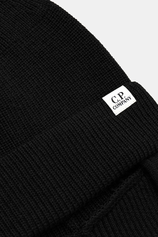 Akcesoria C.P. Company kominiarka wełniana 19CMAC304A005509A czarny