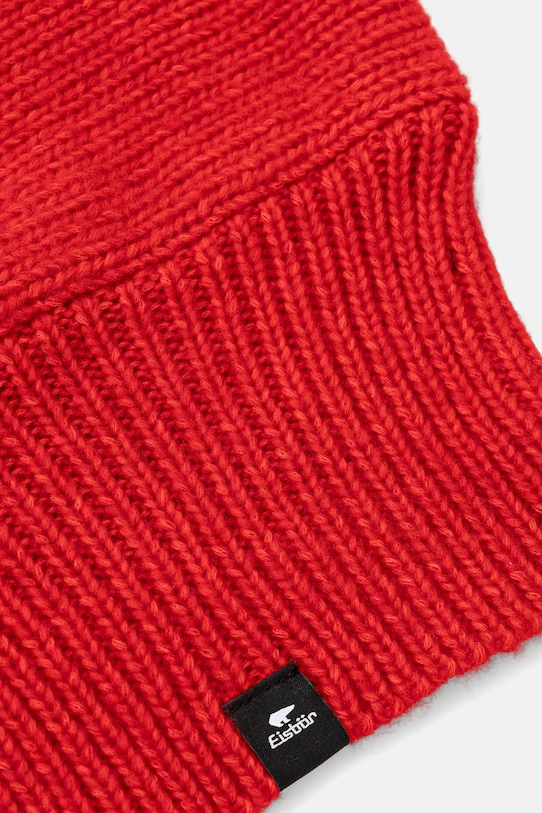 Eisbar kominiarka z dodatkiem wełny Mathilde Hood E31003 czerwony AW25