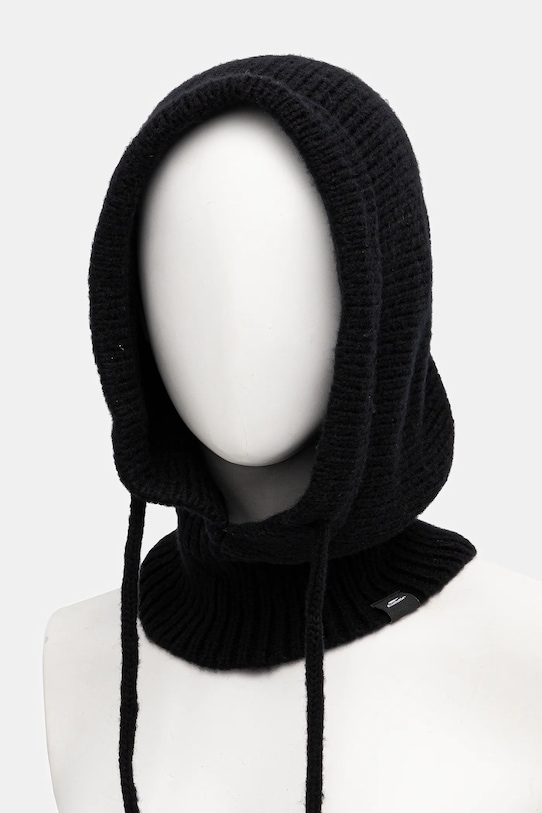 Eisbar kominiarka z dodatkiem wełny Mathilde Hood E31003 czarny AW25