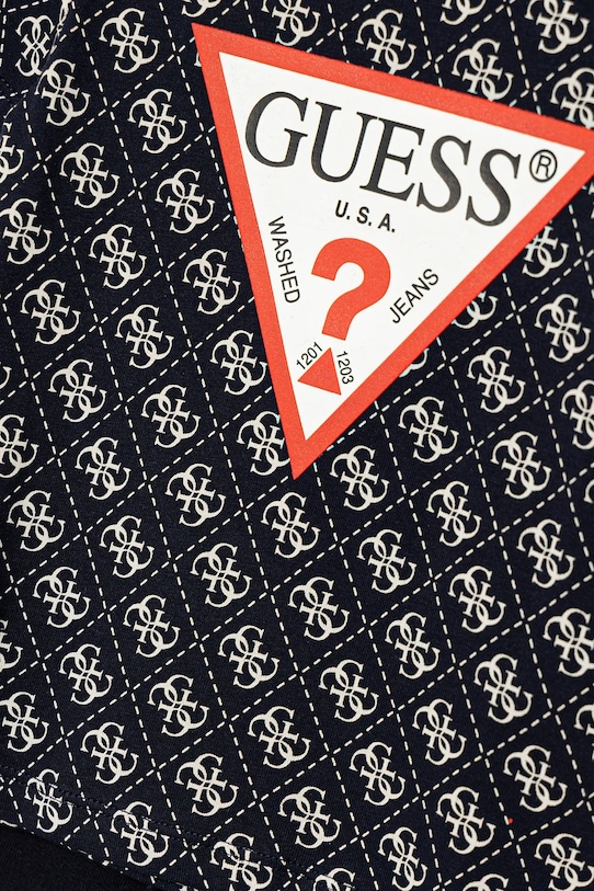 Guess komplet bawełniany niemowlęcy granatowy I5YG00.K8HM4.9BYA
