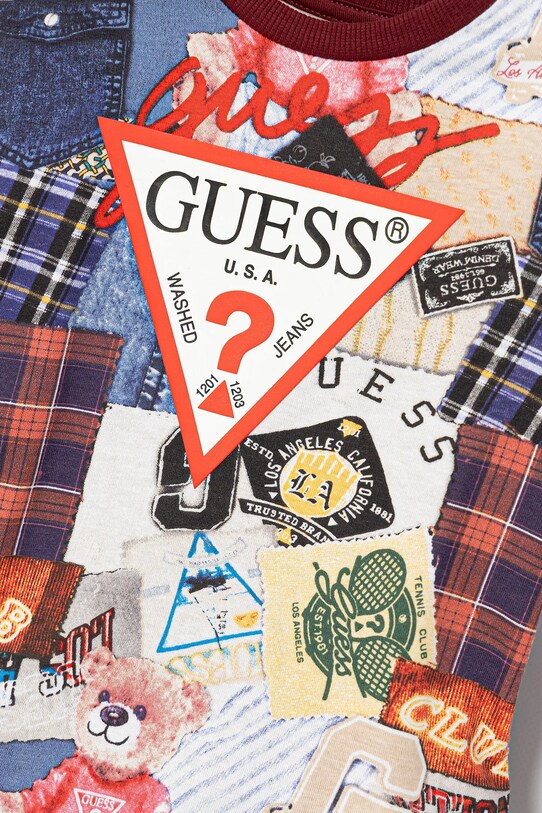 Fiú Guess baba pamut melegítő I5YG00.K8HM4.9BYA piros