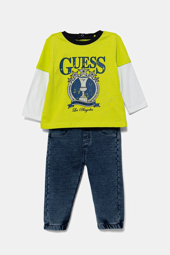 Dětská souprava Guess pletenina žlutá I5YG05.K8HM4.9BYA