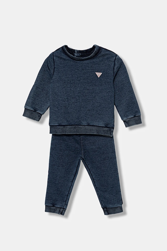Kojenecká tepláková souprava Guess látka námořnická modř I5YG07.KCYC0.9BYA