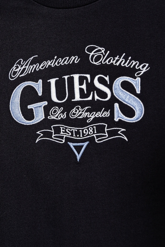 Guess dres bawełniany dziecięcy N5YG14.KA6R0.9BYA granatowy
