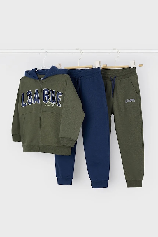 Mayoral komplet dresowy dziecięcy zielony 907.5A.Mini.9BYA