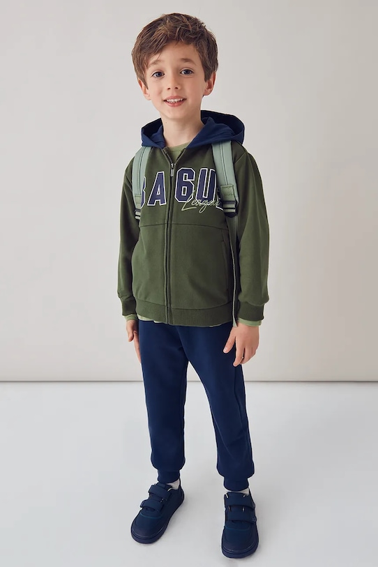 Mayoral komplet dresowy dziecięcy 907.5A.Mini.9BYA zielony