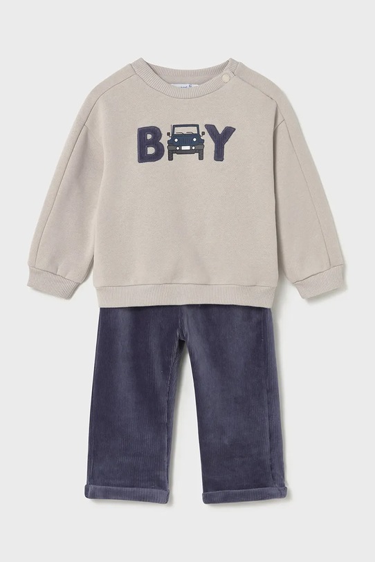 Παιδικό σετ φόρμας Mayoral βελούδο σκούρο μπλε 2513.3C.Baby.9BYA